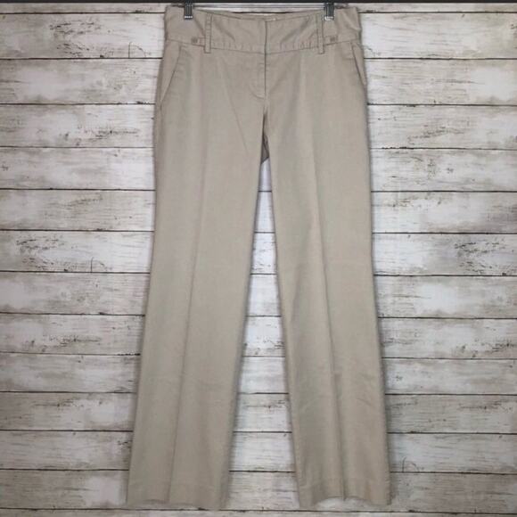 Old Navy Pants - Old Navy Low-Waist Stretch Straight Leg Khaki Pants | Women's Size 6R